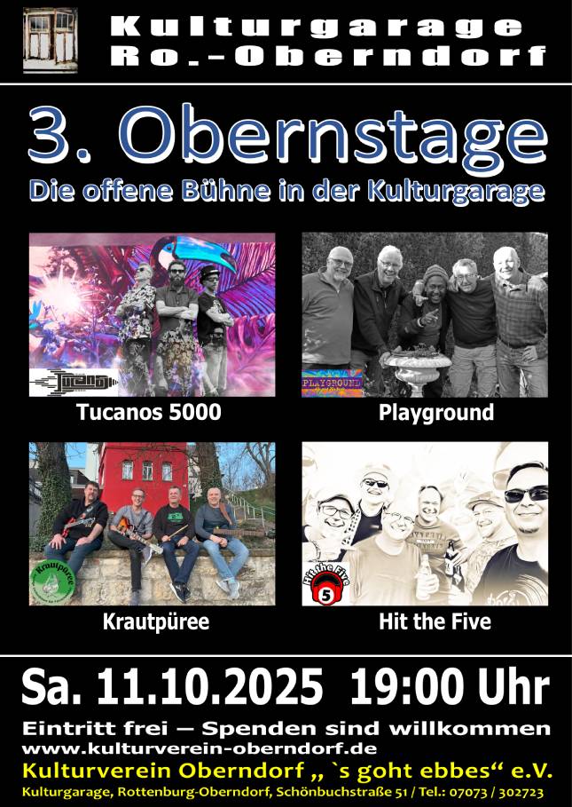 Obernstage-Plakat